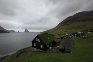 View from the village of Bøur over the Sørvágsføður